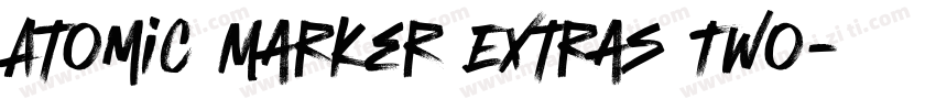 Atomic Marker Extras Two字体转换